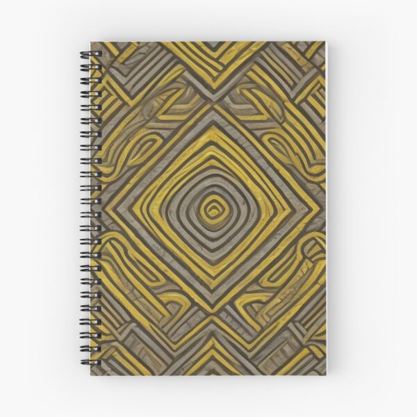 Item preview,  Yellow And Charcoal Dynamic Pattern Decor designed and sold by mymagicstoreus.