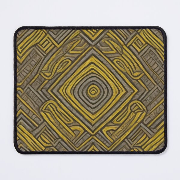 Item preview,  Yellow And Charcoal Dynamic Pattern Decor designed and sold by mymagicstoreus.