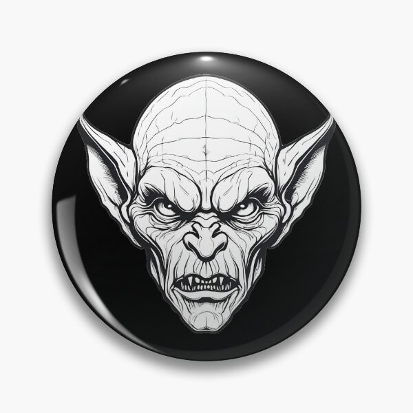 Item preview, Etched in Shadows: A Goblin's Chilling Portrait designed and sold by DarkJuliettes.