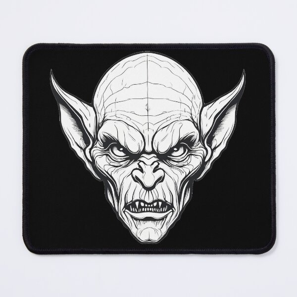 Item preview, Etched in Shadows: A Goblin's Chilling Portrait designed and sold by DarkJuliettes.