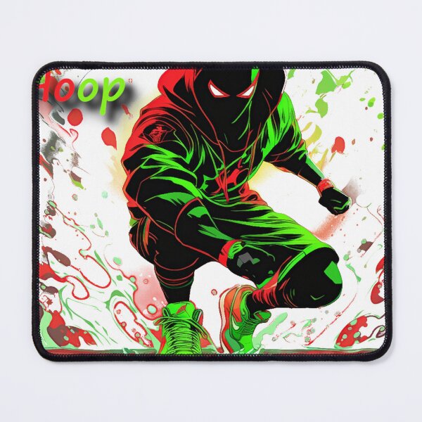 Item preview, Hoop Dreams Dynamic Red-Lime-Green-Black designed and sold by KriticalDesigns.