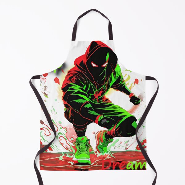Item preview, Hoop Dreams Dynamic Red-Lime-Green-Black designed and sold by KriticalDesigns.