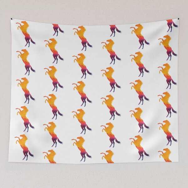 Item preview, Horse rearing with a beautiful explosion of colours, for every horse lover! designed and sold by PICbyFemke.