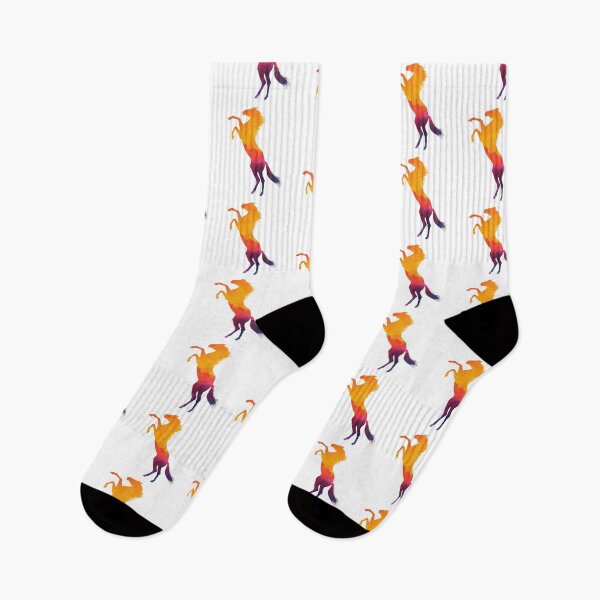 Item preview, Horse rearing with a beautiful explosion of colours, for every horse lover! designed and sold by PICbyFemke.