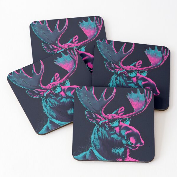 Item preview, Neon Vector Moose designed and sold by FrostyFrisby.