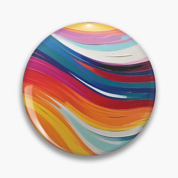Item preview, acrylic curvy brush strokes  designed and sold by aipaint.