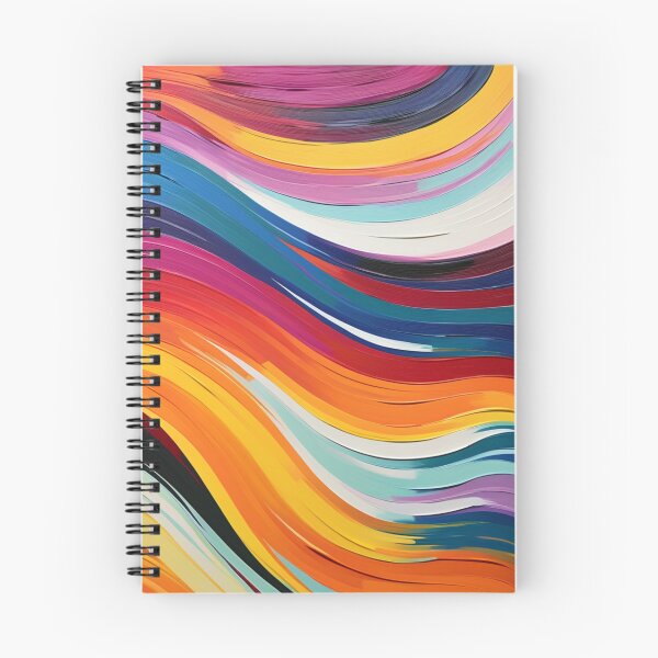 Item preview, acrylic curvy brush strokes  designed and sold by aipaint.