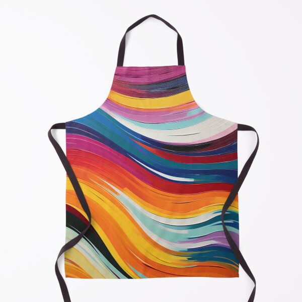 Item preview, acrylic curvy brush strokes designed and sold by aipaint.