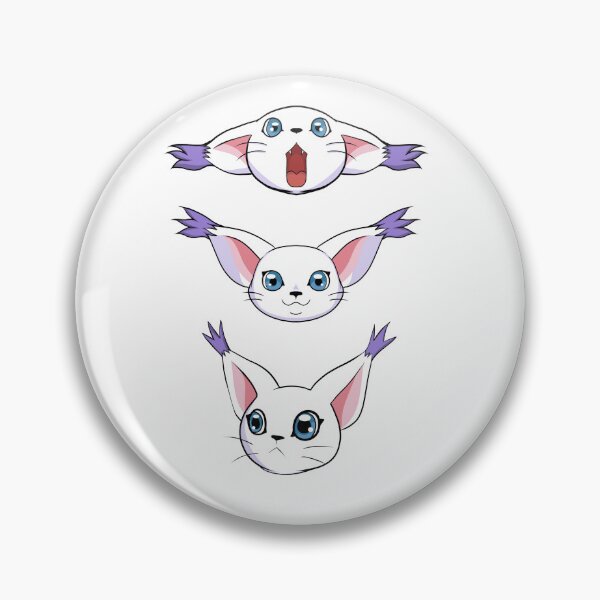 Item preview, Cute gatomon face designed and sold by Flotziel id.