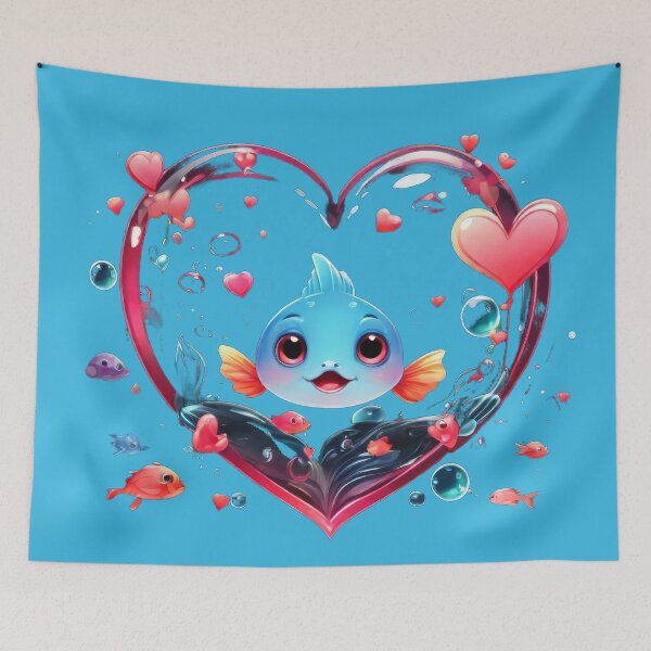 Item preview, Heartfelt Swim of Love designed and sold by ZipperDragon88.