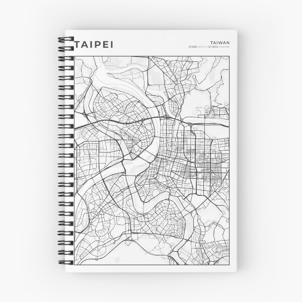 Item preview, Taipei City Map designed and sold by wally-prints.