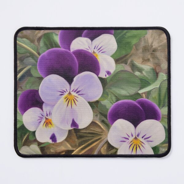 Item preview, Violas garden flower painting designed and sold by Emily Bickell.