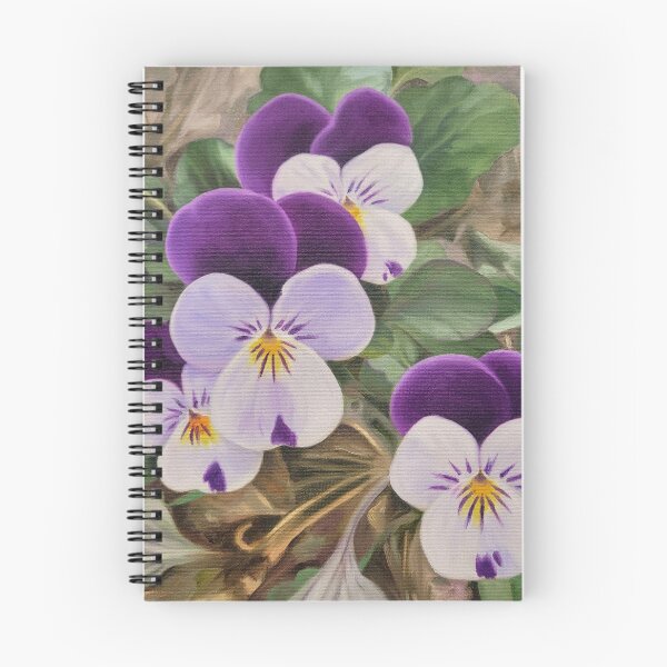 Artikelvorschau, Violas Gartenblumenmalerei entworfen und verkauft von Emily Bickell.