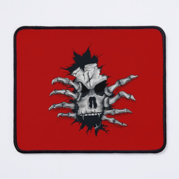 Item preview, Red Revenant, abstract halloween skeleton demon skull designed and sold by MayGreenAbgrall.