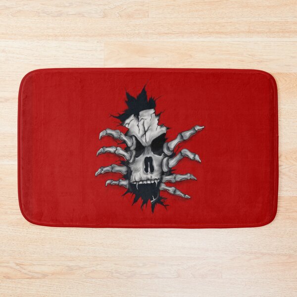 Item preview, Red Revenant, abstract halloween skeleton demon skull designed and sold by MayGreenAbgrall.
