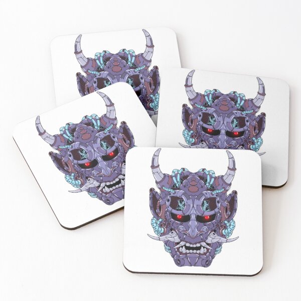Item preview, Robotic Oni Mask #2 designed and sold by Benjamin SCHISSELÉ.