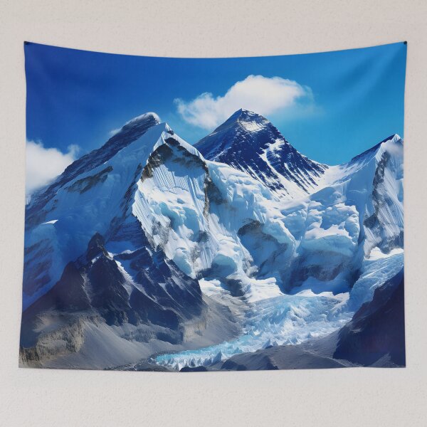 Item preview, A snowy mountain with blue sky designed and sold by johndesign88.
