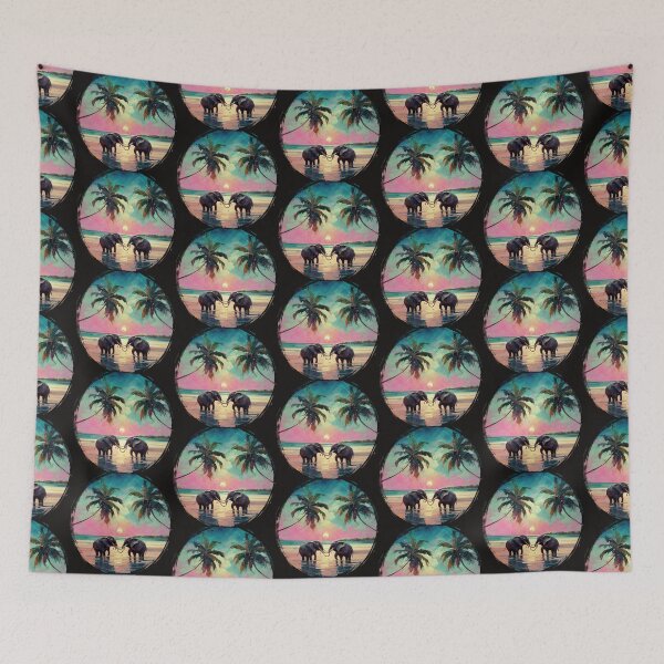 Item preview, Elephant on the beach designed and sold by Animal--Artist.