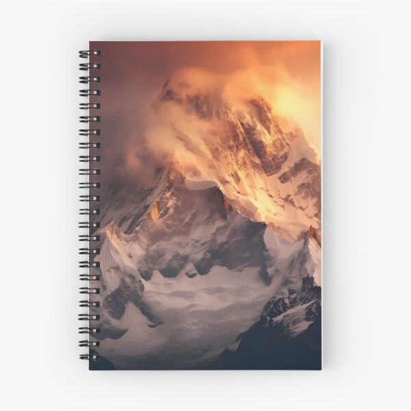 Item preview, A mountain with snow and clouds designed and sold by johndesign88.