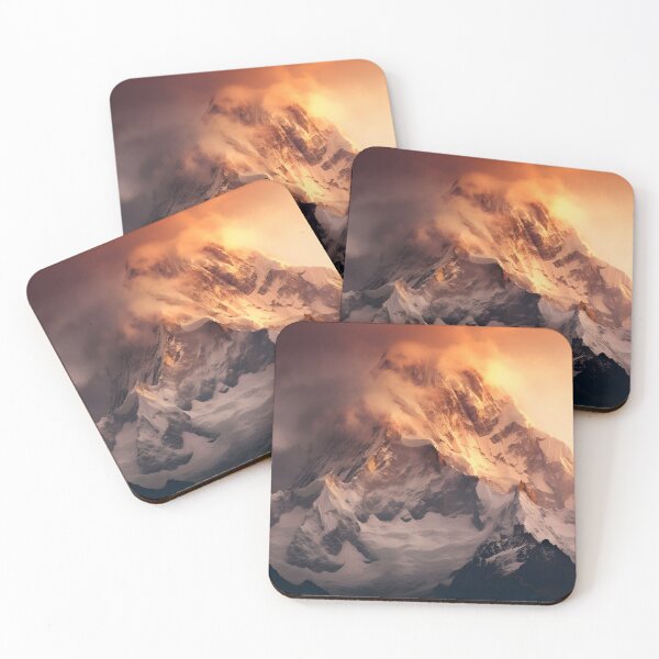 Item preview, A mountain with snow and clouds designed and sold by johndesign88.
