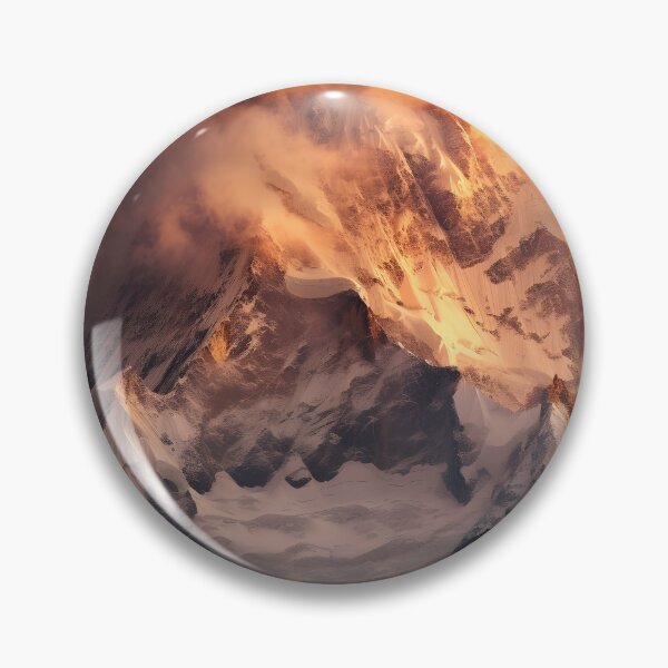 Item preview, A mountain with snow and clouds designed and sold by johndesign88.