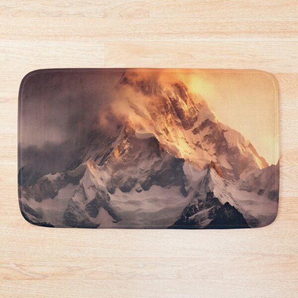 Item preview, A mountain with snow and clouds designed and sold by johndesign88.