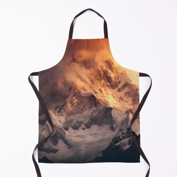 Item preview, A mountain with snow and clouds designed and sold by johndesign88.