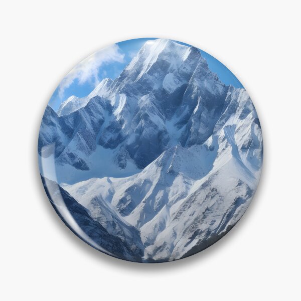 Item preview, A snowy mountain range with blue sky designed and sold by johndesign88.