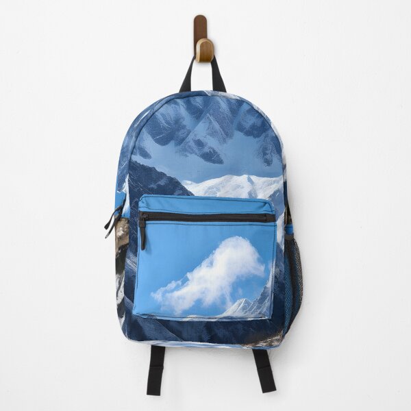Item preview, A snowy mountain range with blue sky designed and sold by johndesign88.