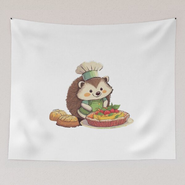 Item preview, Hedgehog Baker designed and sold by omerfdln34.