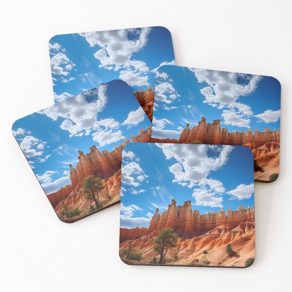 Item preview, A tall red rock formations with national park in the background designed and sold by johndesign88.