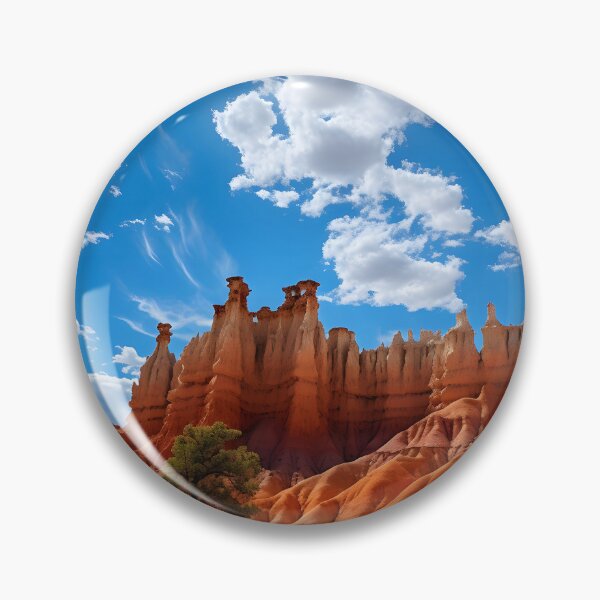 Item preview, A tall red rock formations with national park in the background designed and sold by johndesign88.