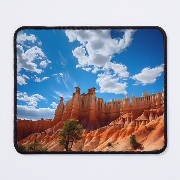 Item preview, A tall red rock formations with national park in the background designed and sold by johndesign88.