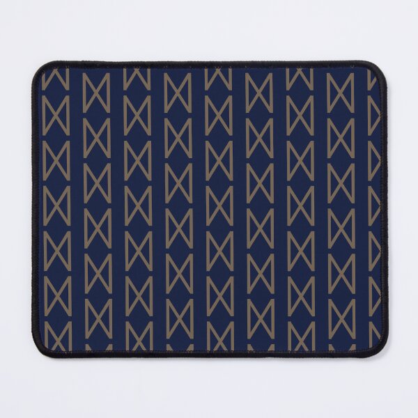 Item preview, Dagaz - twenty fourth rune in the Futhark Alphabet. Beige on navy. designed and sold by NextDoorToMe.