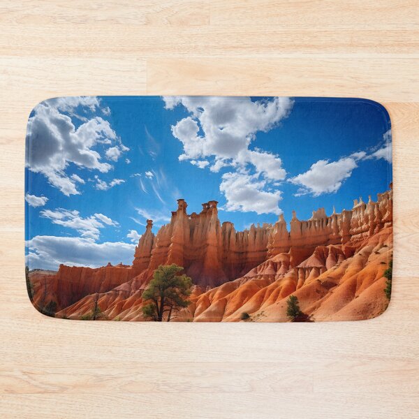 Item preview, A tall red rock formations with national park in the background designed and sold by johndesign88.