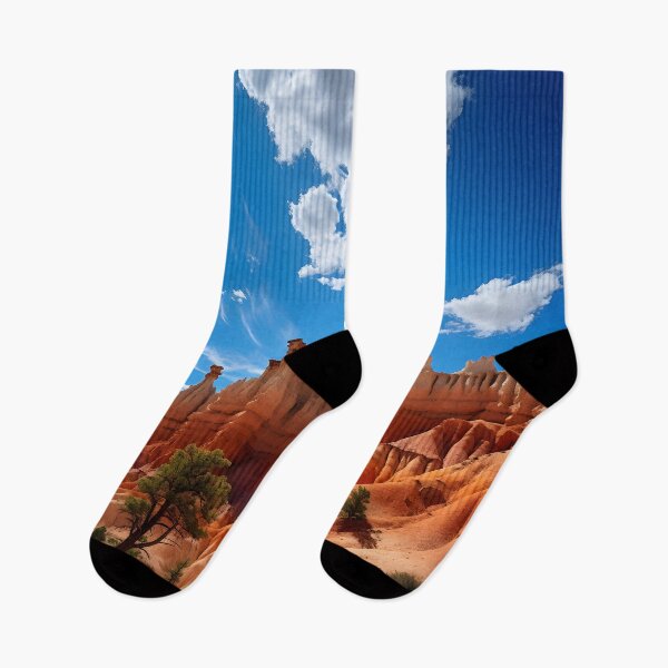 Item preview, A tall red rock formations with national park in the background designed and sold by johndesign88.