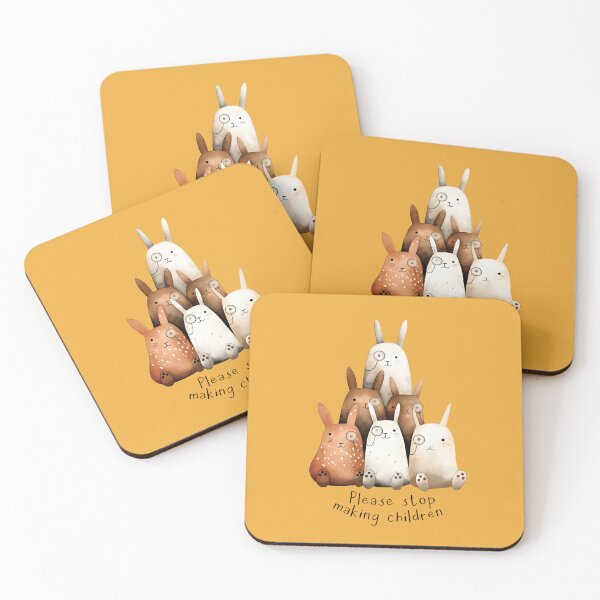 Item preview, Please Stop Making Children Rabbits designed and sold by UpsidedownFrog.