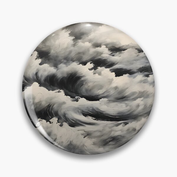 Item preview, Ocean Storms Inc Charcoal Art designed and sold by colorvisionart.