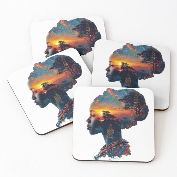 Item preview, African Quantum Tapestry designed and sold by MyDearWorld.