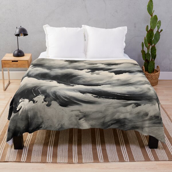 Item preview, Ocean Storms Inc Charcoal Art designed and sold by colorvisionart.