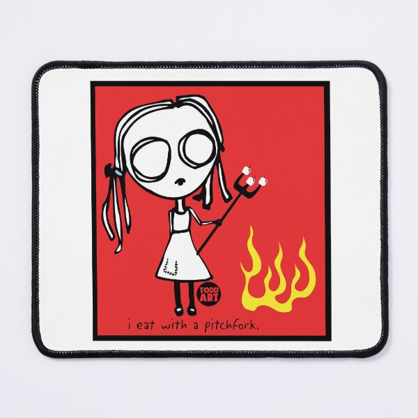 Item preview, EVE L - EAT WITH PITCHFORK designed and sold by TODD GOLDMAN.