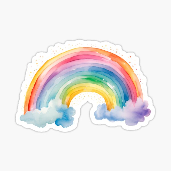 Item preview, Rainbow Dreams: A Watercolor Symphony designed and sold by tasiawatercolor.