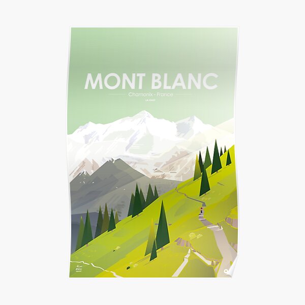 Alone In Nature - 06 - Mont Blanc France - Là Haut Poster