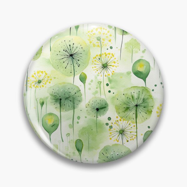 Item preview, Cottagecore Dandelions Botanical Floral Herbs Plants Pressed Flowers designed and sold by fluffstuffgifts.