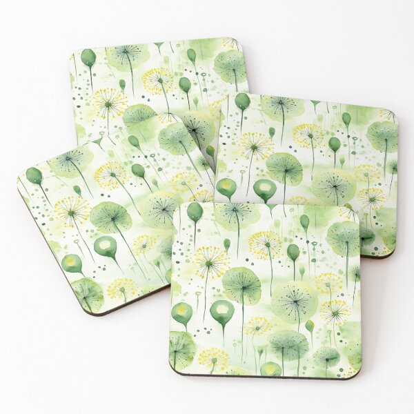 Item preview, Cottagecore Dandelions Botanical Floral Herbs Plants Pressed Flowers designed and sold by fluffstuffgifts.