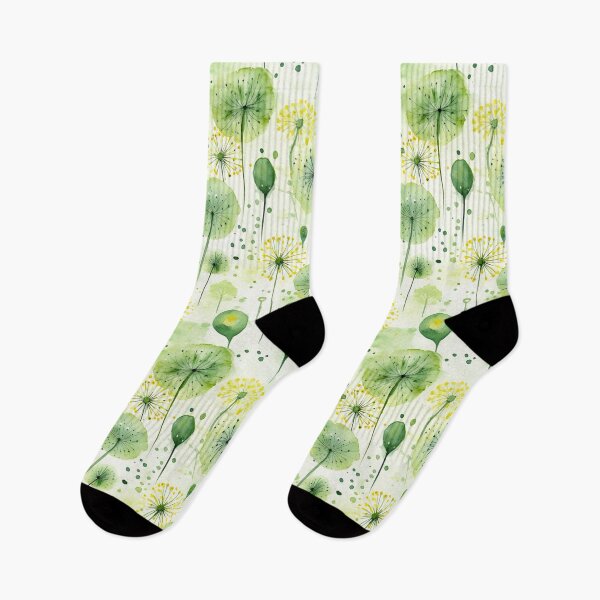 Item preview, Cottagecore Dandelions Botanical Floral Herbs Plants Pressed Flowers designed and sold by fluffstuffgifts.