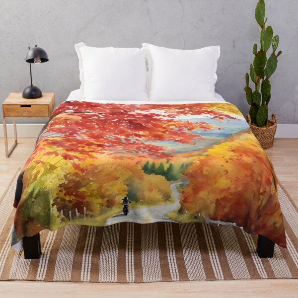 Item preview, Stunning Watercolor Fall Nature Painting designed and sold by colorvisionart.