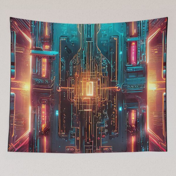 Item preview, Futuristic Schematic Electronic Designs designed and sold by drawbey.