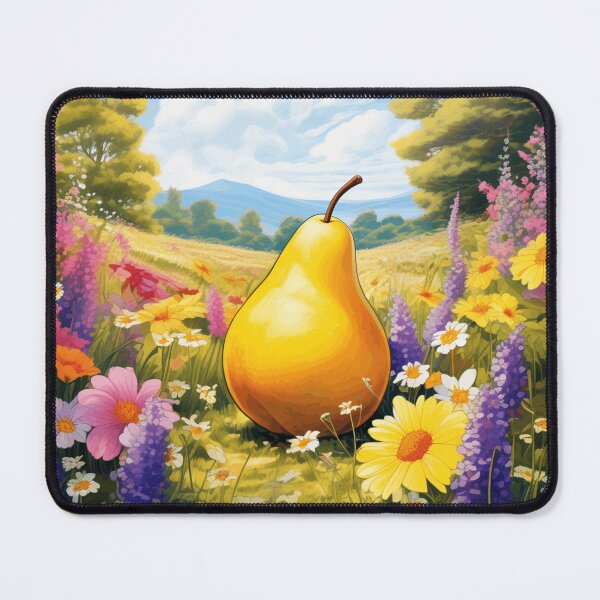 Item preview, Pear in Meadow Flowers designed and sold by PierreAlbijanic.