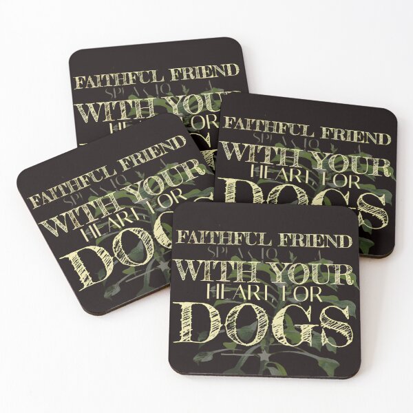 Item preview, a dog faithful friend speak to them with your heart for dogs designed and sold by Dream93store.